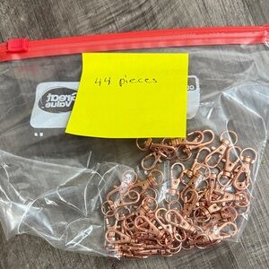 Copper Lobster Claw Clasps